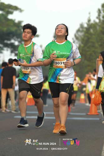 Race photo from BAF LIONS RUN 2024