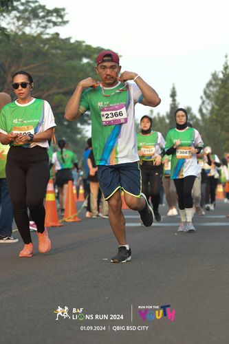 Race photo from BAF LIONS RUN 2024
