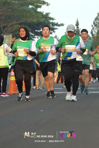 Race photo from BAF LIONS RUN 2024