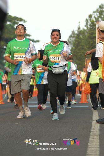 Race photo from BAF LIONS RUN 2024