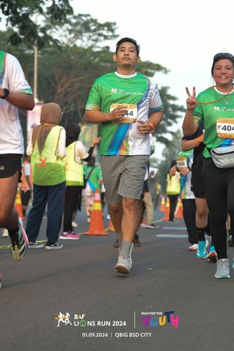 Race photo from BAF LIONS RUN 2024
