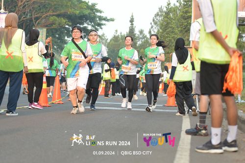 Race photo from BAF LIONS RUN 2024
