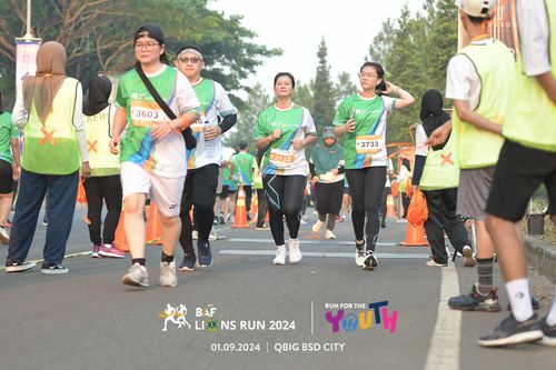 Race photo from BAF LIONS RUN 2024