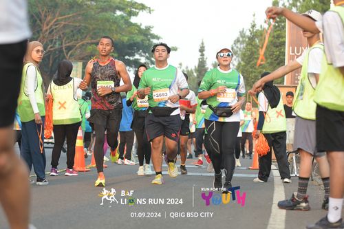 Race photo from BAF LIONS RUN 2024