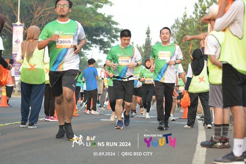 Race photo from BAF LIONS RUN 2024