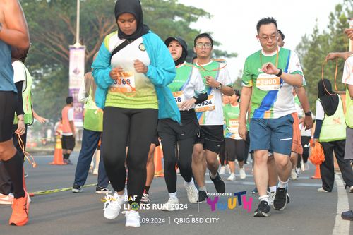 Race photo from BAF LIONS RUN 2024