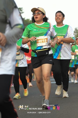 Race photo from BAF LIONS RUN 2024
