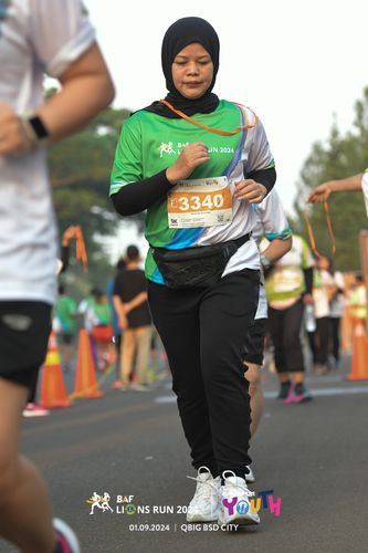 Race photo from BAF LIONS RUN 2024
