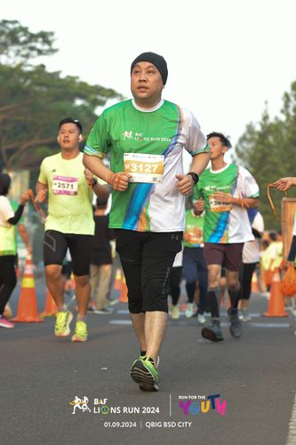 Race photo from BAF LIONS RUN 2024