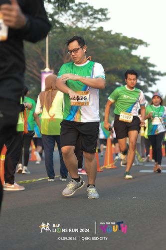 Race photo from BAF LIONS RUN 2024