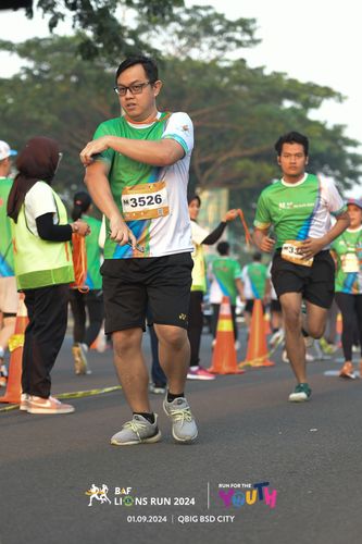 Race photo from BAF LIONS RUN 2024