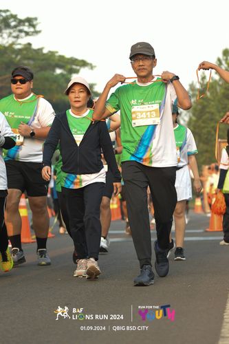 Race photo from BAF LIONS RUN 2024