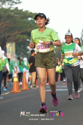 Race photo from BAF LIONS RUN 2024