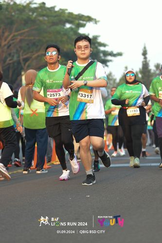 Race photo from BAF LIONS RUN 2024