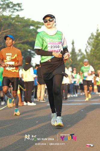 Race photo from BAF LIONS RUN 2024