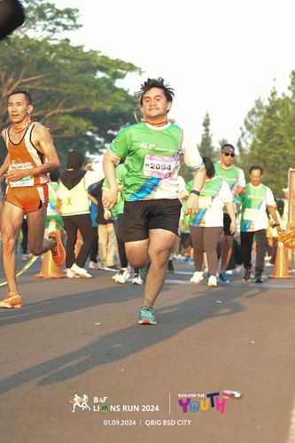 Race photo from BAF LIONS RUN 2024