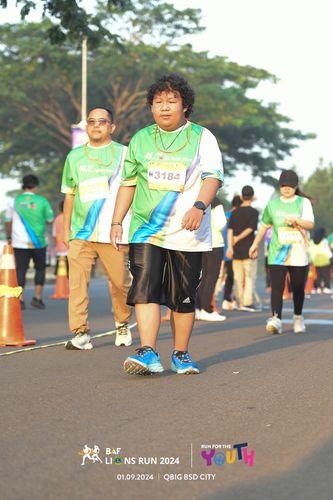 Race photo from BAF LIONS RUN 2024