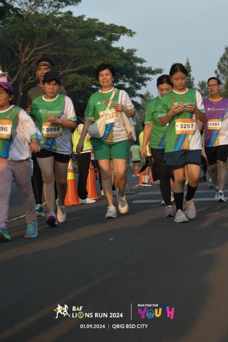 Race photo from BAF LIONS RUN 2024