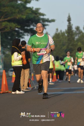 Race photo from BAF LIONS RUN 2024
