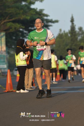 Race photo from BAF LIONS RUN 2024