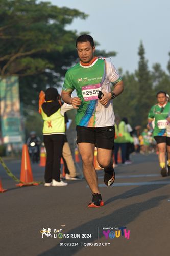 Race photo from BAF LIONS RUN 2024