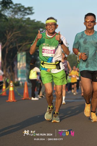 Race photo from BAF LIONS RUN 2024