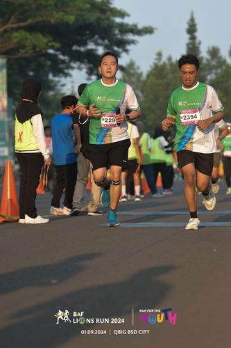 Race photo from BAF LIONS RUN 2024