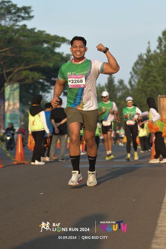 Race photo from BAF LIONS RUN 2024