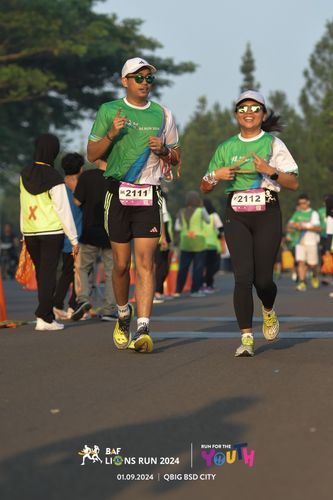 Race photo from BAF LIONS RUN 2024