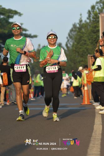 Race photo from BAF LIONS RUN 2024