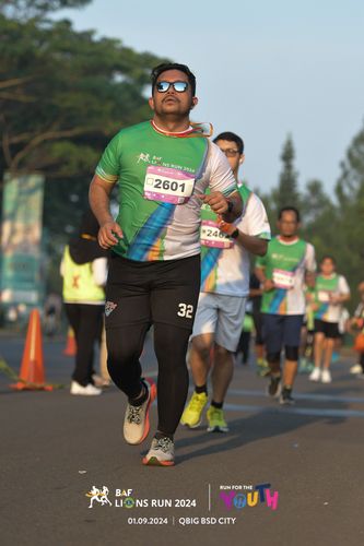 Race photo from BAF LIONS RUN 2024