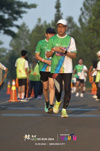 Race photo from BAF LIONS RUN 2024