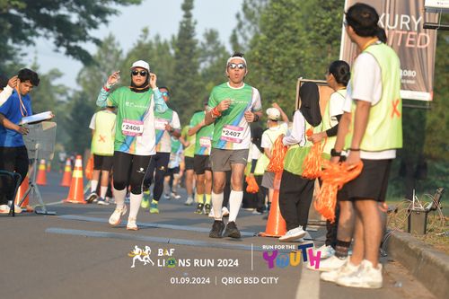 Race photo from BAF LIONS RUN 2024