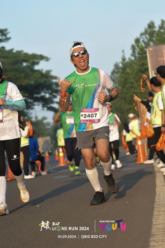 Race photo from BAF LIONS RUN 2024