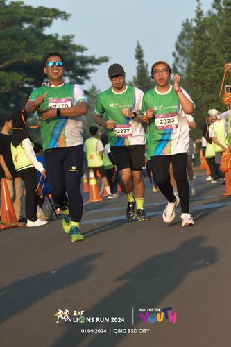 Race photo from BAF LIONS RUN 2024