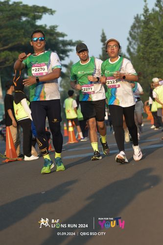 Race photo from BAF LIONS RUN 2024