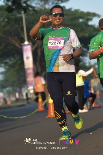 Race photo from BAF LIONS RUN 2024