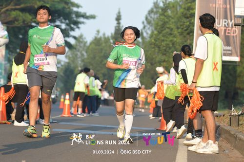 Race photo from BAF LIONS RUN 2024