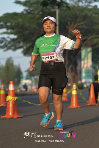 Race photo from BAF LIONS RUN 2024