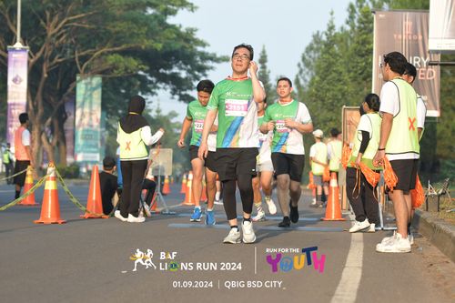 Race photo from BAF LIONS RUN 2024