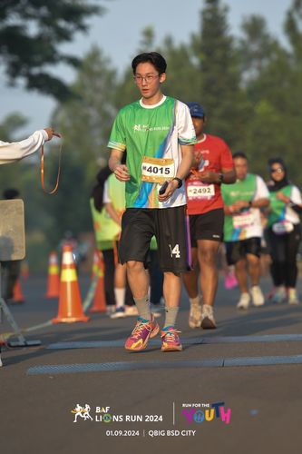 Race photo from BAF LIONS RUN 2024