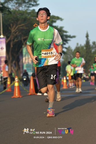 Race photo from BAF LIONS RUN 2024