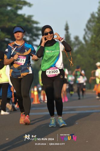 Race photo from BAF LIONS RUN 2024
