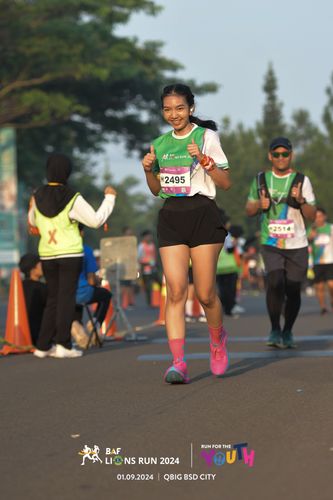 Race photo from BAF LIONS RUN 2024