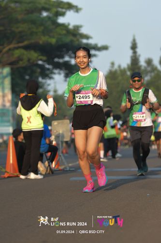 Race photo from BAF LIONS RUN 2024