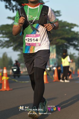 Race photo from BAF LIONS RUN 2024