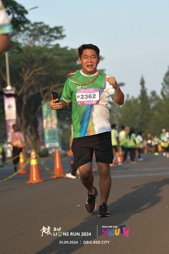 Race photo from BAF LIONS RUN 2024
