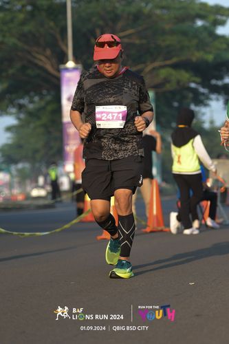 Race photo from BAF LIONS RUN 2024