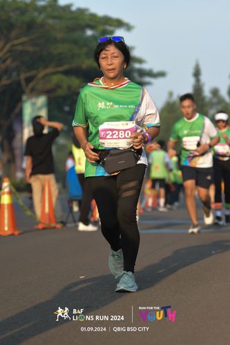 Race photo from BAF LIONS RUN 2024