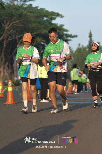 Race photo from BAF LIONS RUN 2024